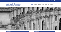 Desktop Screenshot of aldrich.co.uk